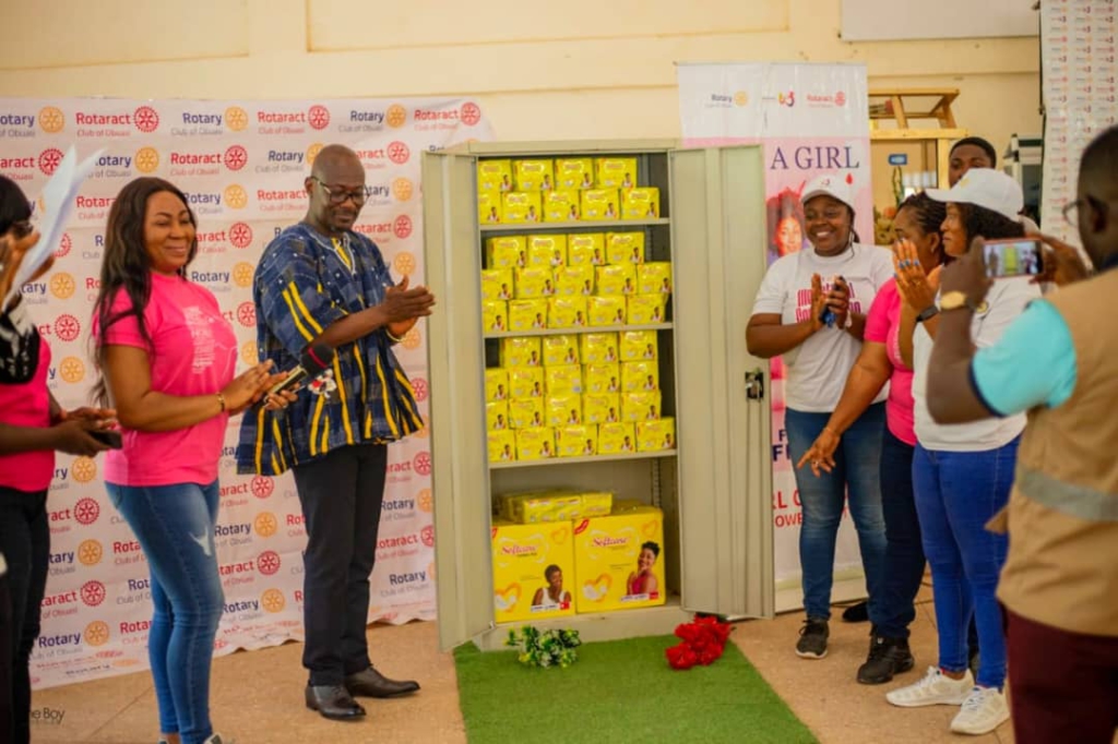 Dealing with absenteeism during menstruation; sanitary pad bank to aid girls in Obuasi