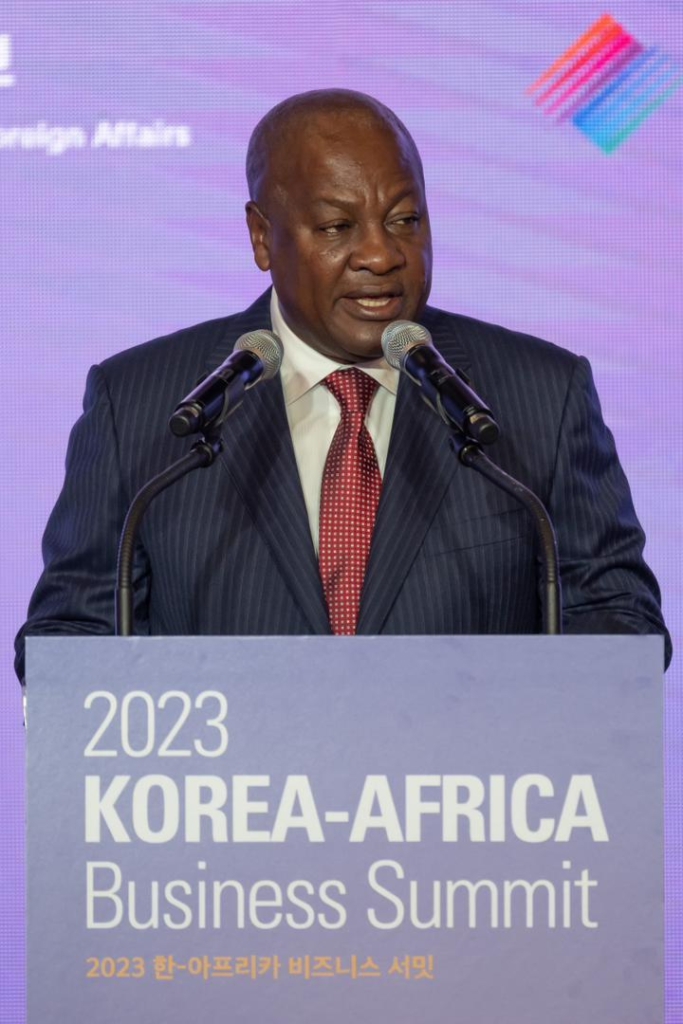 Help us to extricate our young people from underemployment trap - Mahama to Korea Help us to extricate our young people from underemployment trap - Mahama to Korea