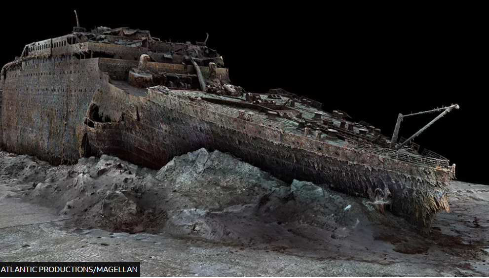 Titanic: First ever full-sized scans reveal wreck as never seen before