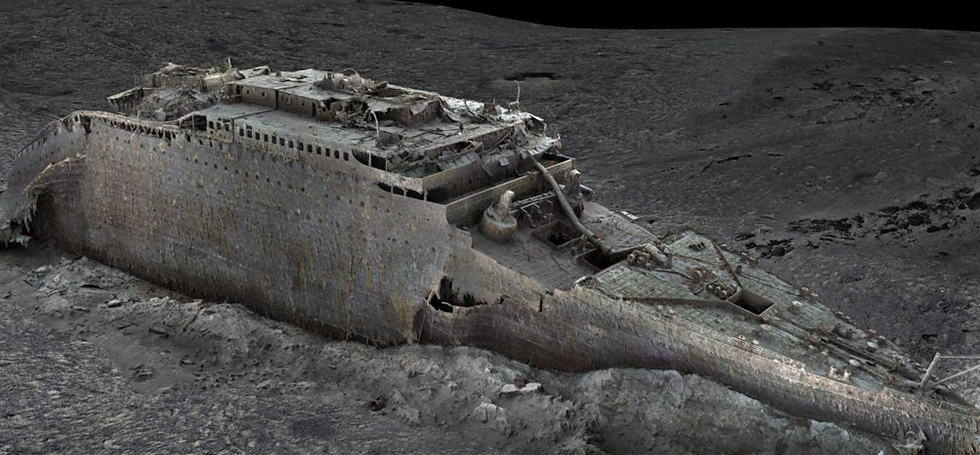 Titanic: First ever full-sized scans reveal wreck as never seen before