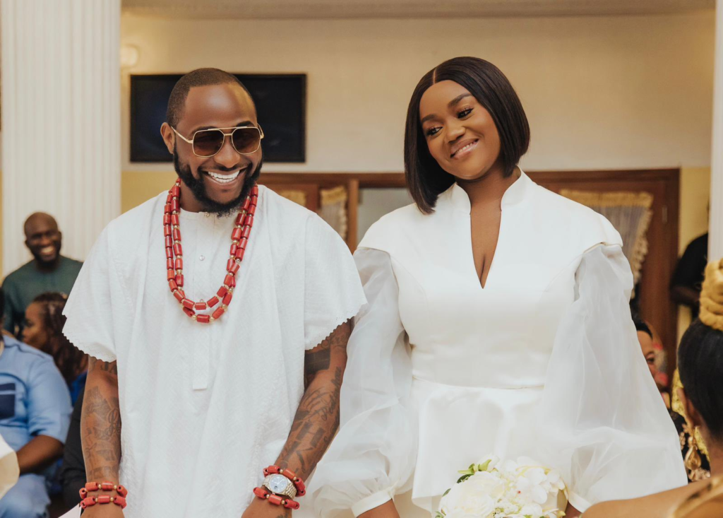 Chioma shares first pictures from wedding with Davido