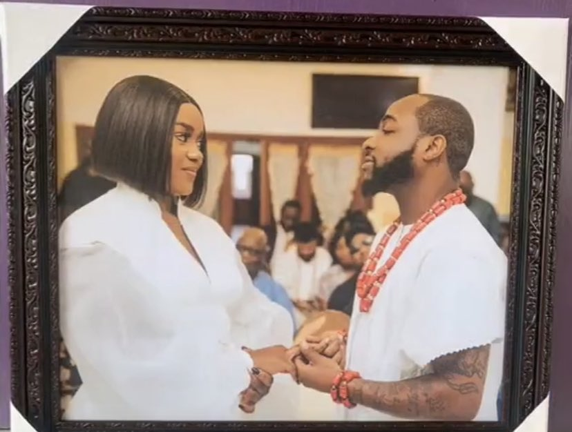 Chioma shares first pictures from wedding with Davido
