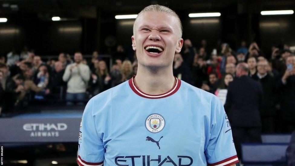 Erling Haaland record: Striker is a joy, says Pep Guardiola