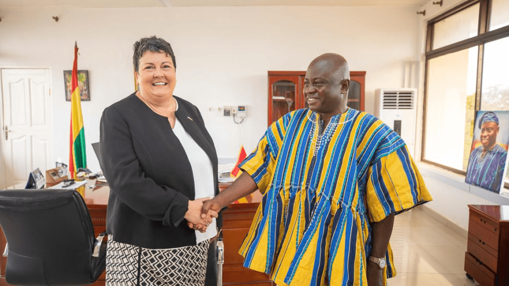 Virginia Palmer inaugurates USAID rehabilitated House of Chiefs Office in Upper East Region