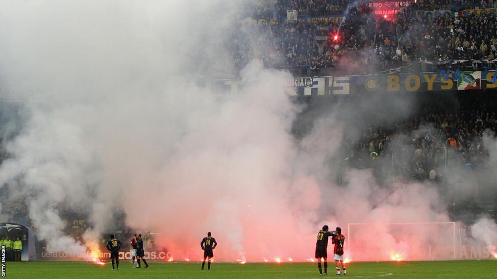 Champions League: 'Something like a war' - Inter & AC Milan's 2005 quarter-final battle