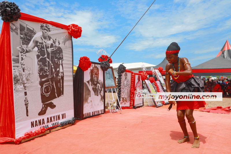 Ekumfi holds colorful funeral rites for four departed traditional leaders