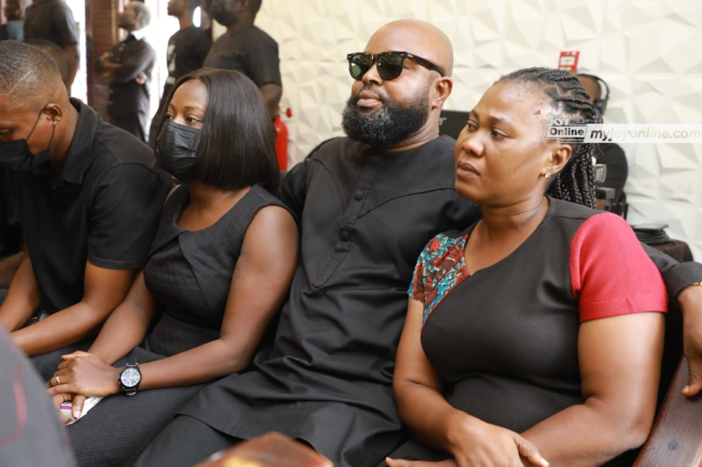 Photos from burial service of The Multimedia Group's Lead Camera Technician, Modestus Zame