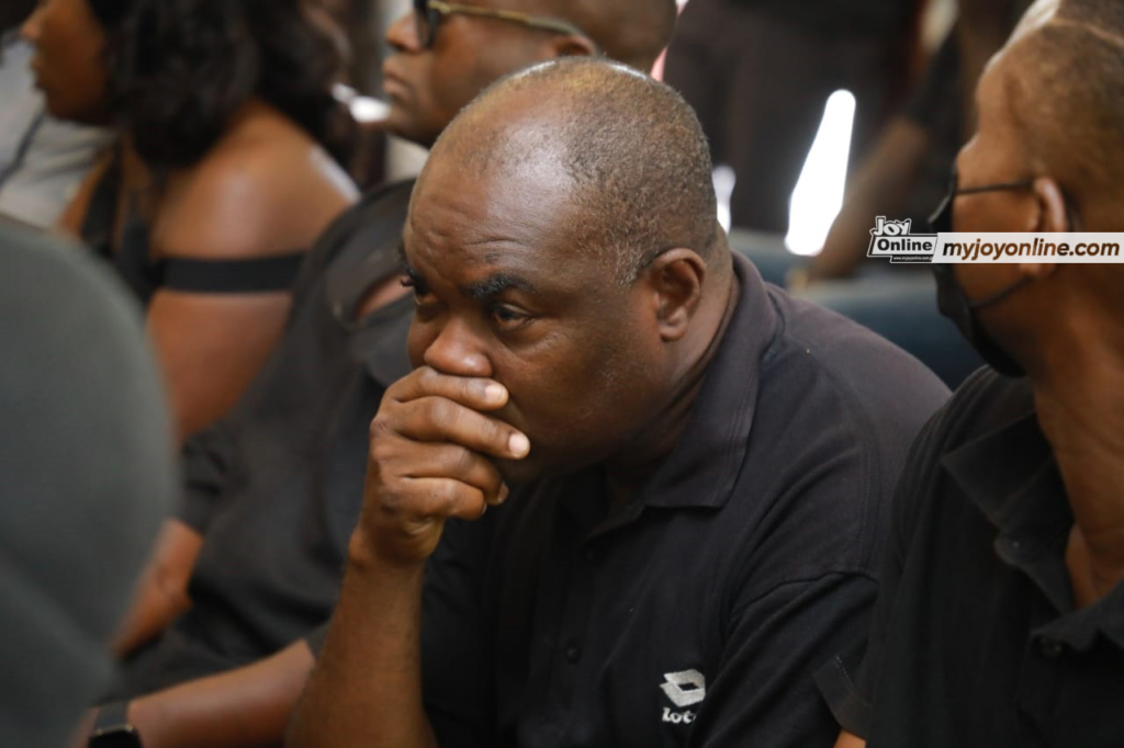 Photos from burial service of The Multimedia Group's Lead Camera Technician, Modestus Zame