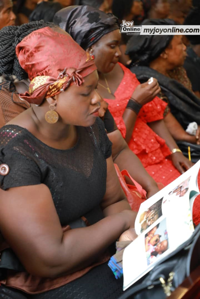 Photos from burial service of The Multimedia Group's Lead Camera Technician, Modestus Zame