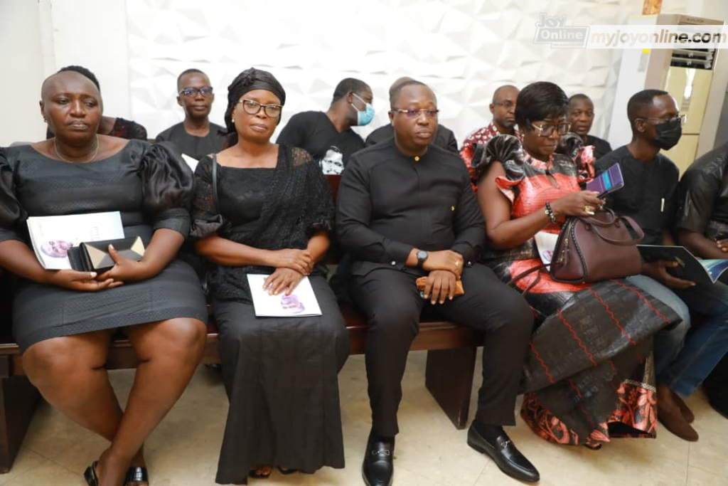 Photos from burial service of The Multimedia Group's Lead Camera Technician, Modestus Zame