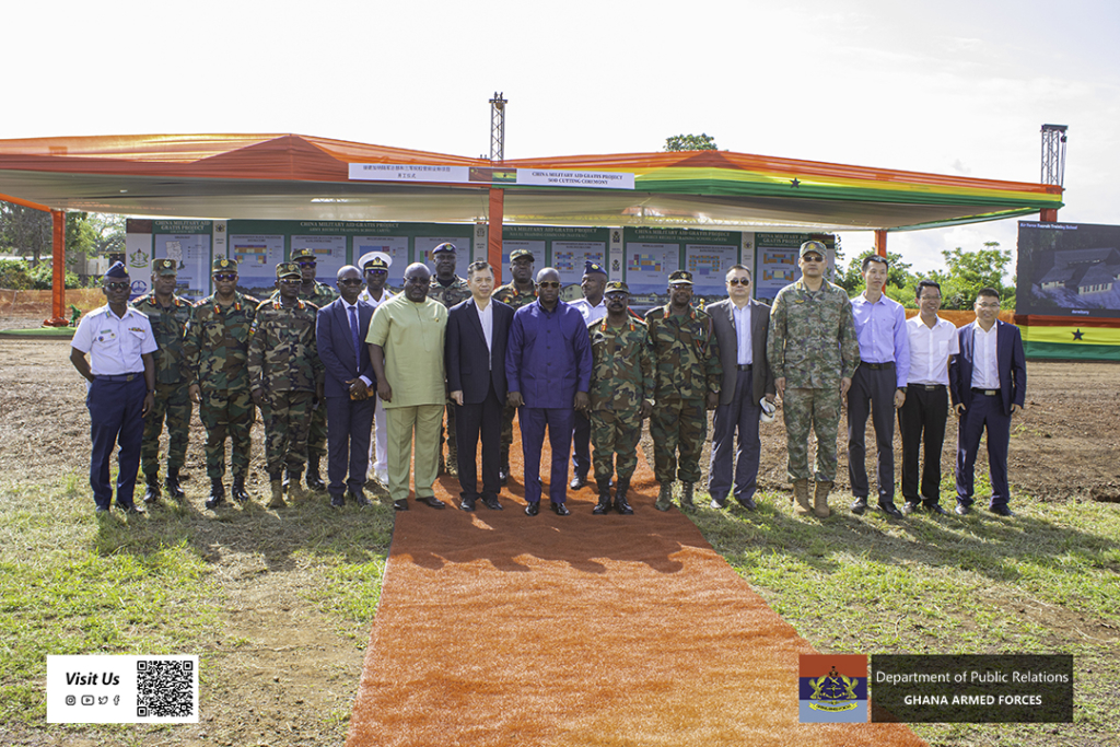 Defence Minister cuts sod for construction of 9 military projects
