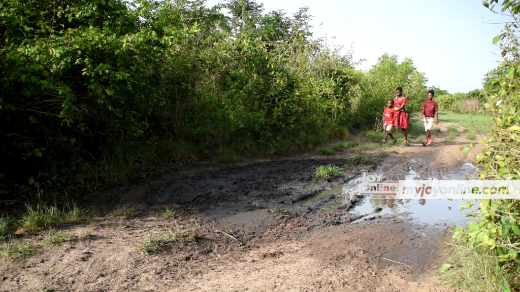 Pupils walking to school affecting access to education in Adaklu District