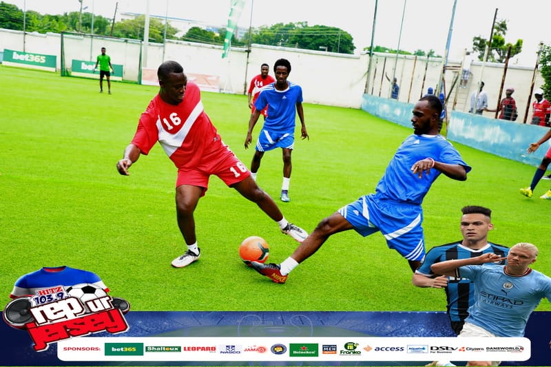 Photos: Hitz FM 'Rep Ur Jersey' underway at Aviation Social Centre