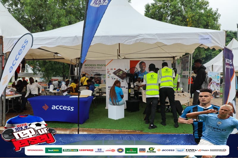 Photos: Hitz FM 'Rep Ur Jersey' underway at Aviation Social Centre