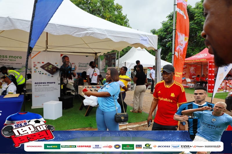 Photos: Hitz FM 'Rep Ur Jersey' underway at Aviation Social Centre