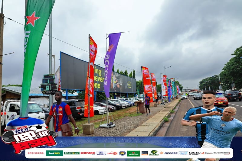 Photos: Hitz FM 'Rep Ur Jersey' underway at Aviation Social Centre