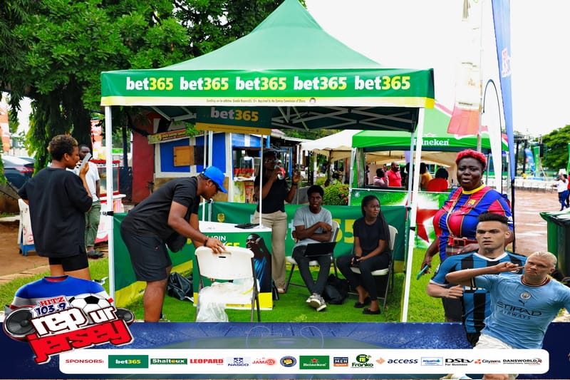 Photos: Hitz FM 'Rep Ur Jersey' underway at Aviation Social Centre