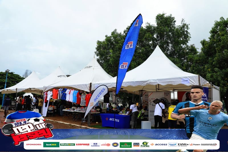 Photos: Hitz FM 'Rep Ur Jersey' underway at Aviation Social Centre