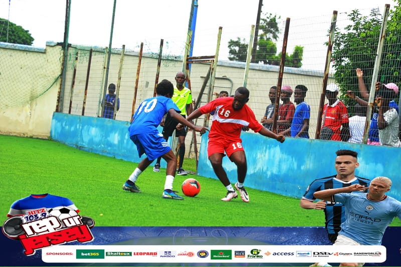 Photos: Hitz FM 'Rep Ur Jersey' underway at Aviation Social Centre