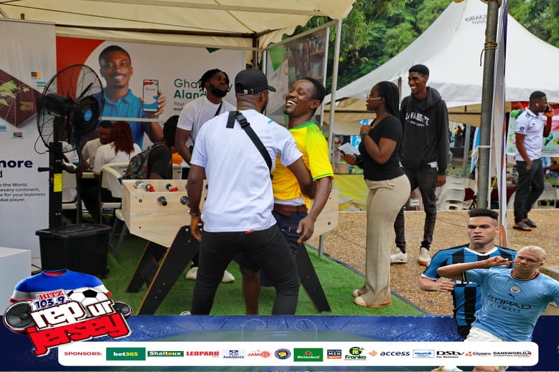 Photos: Hitz FM 'Rep Ur Jersey' underway at Aviation Social Centre