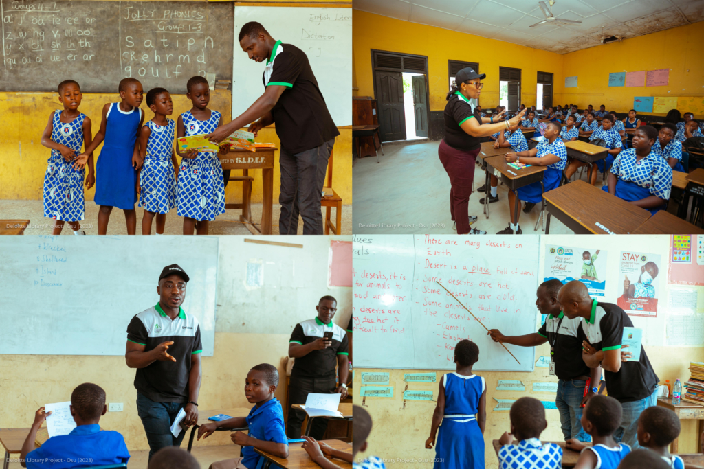 Hari Sukarelawan Deloitte Ghana berdampak pada 10.000 siswa