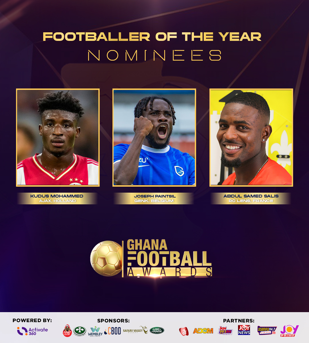 2023 Ghana Football Awards nominees announced; see full nominees list