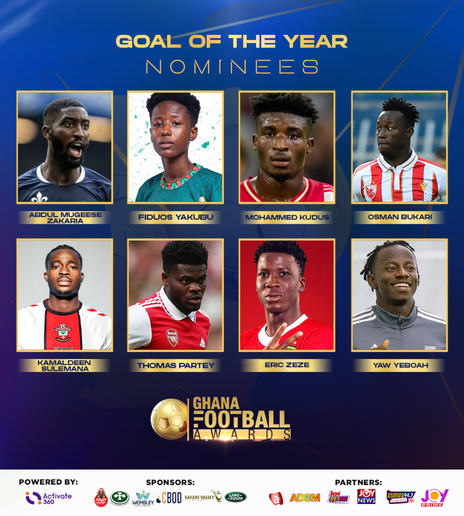 2023 Ghana Football Awards nominees announced; see full nominees list