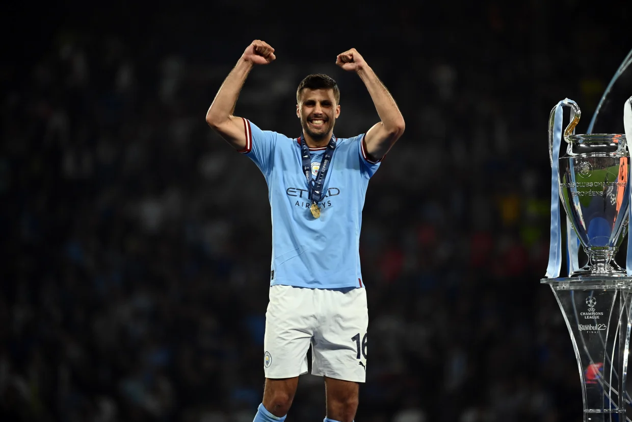 Rodri wins UEFA Player Of The Match Award in Champions League final