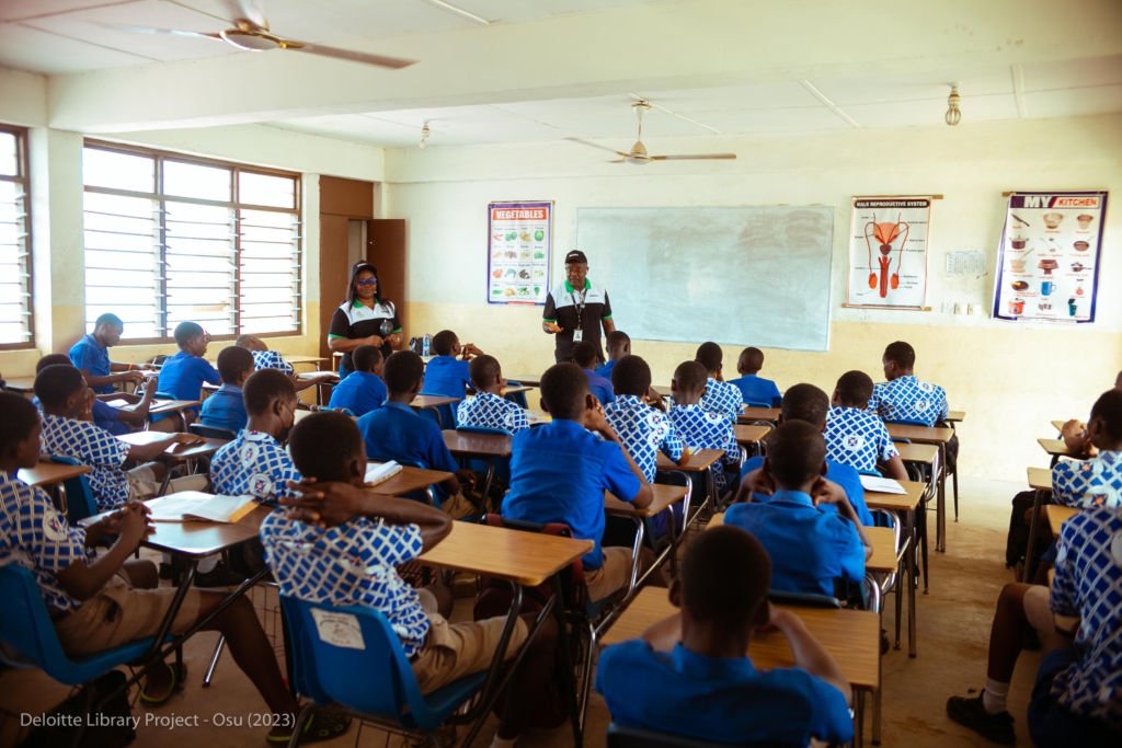 Deloitte Ghana's volunteer day impacts 10,000 students