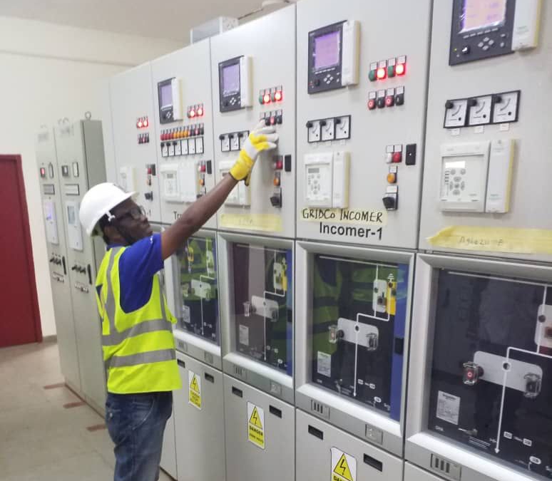 Private involvement in ECG urgent or sector may collapse, says Prof. Bokpin 2 One of the ECG engineers operating the new feeder from the Aflao Bulk Supply Point e1688761221827