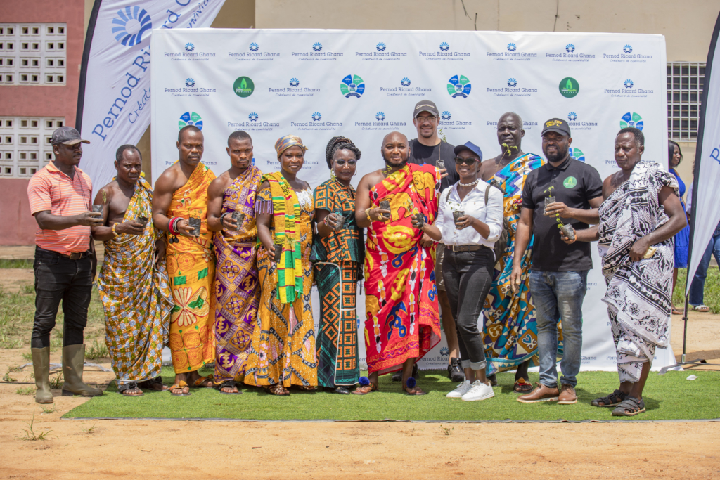 Pernod Ricard Ghana’s planting of 10k trees begins at Moree