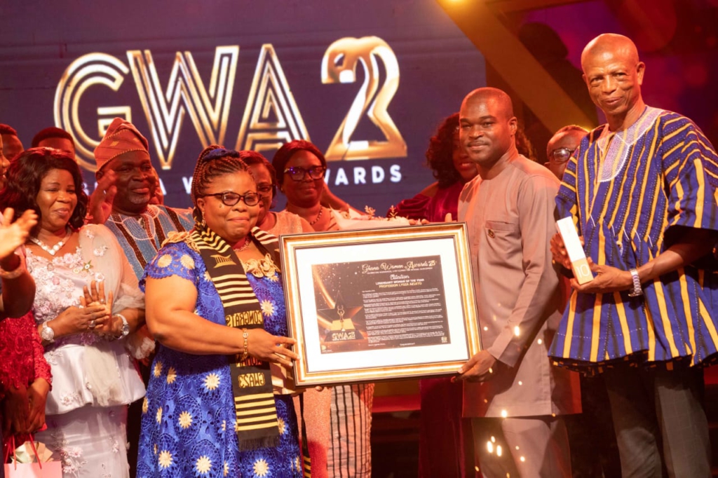 UHAS Vice Chancellor Prof. Lydia Aziato honored as 'Legendary Woman of the Year'