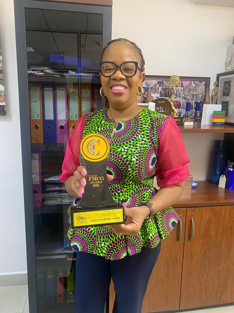 Unilever’s Nana Yaa Owusu-Ansah wins Ultimate Woman of the Year at FMCG Awards