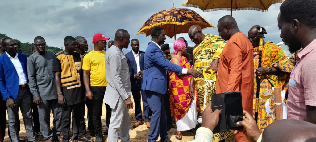 Education Minister cuts sod for TVET facility at Manso Nkwanta