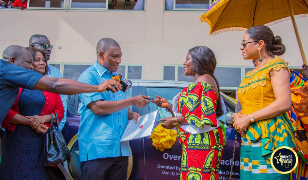 Best teacher in Tarkwa-Nsuaem constituency goes home with $14,500 vehicle