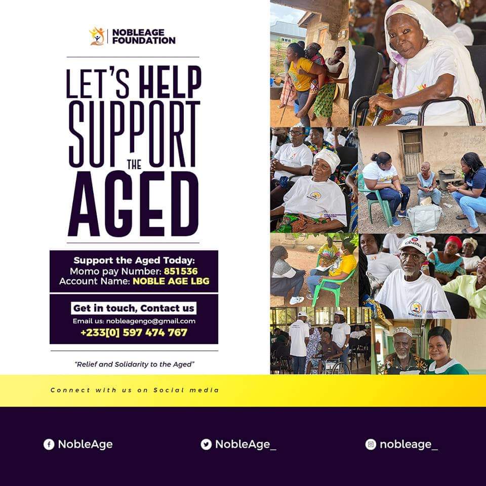 Help care for the aged in the society – Noble Age Foundation