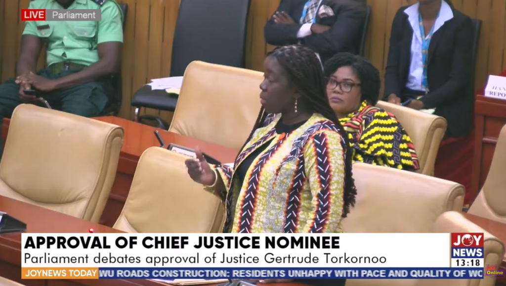 Parliament approves Gertrude Torkornoo's nomination as Chief Justice