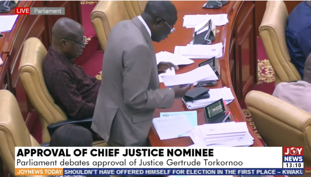 Parliament approves Gertrude Torkornoo's nomination as Chief Justice