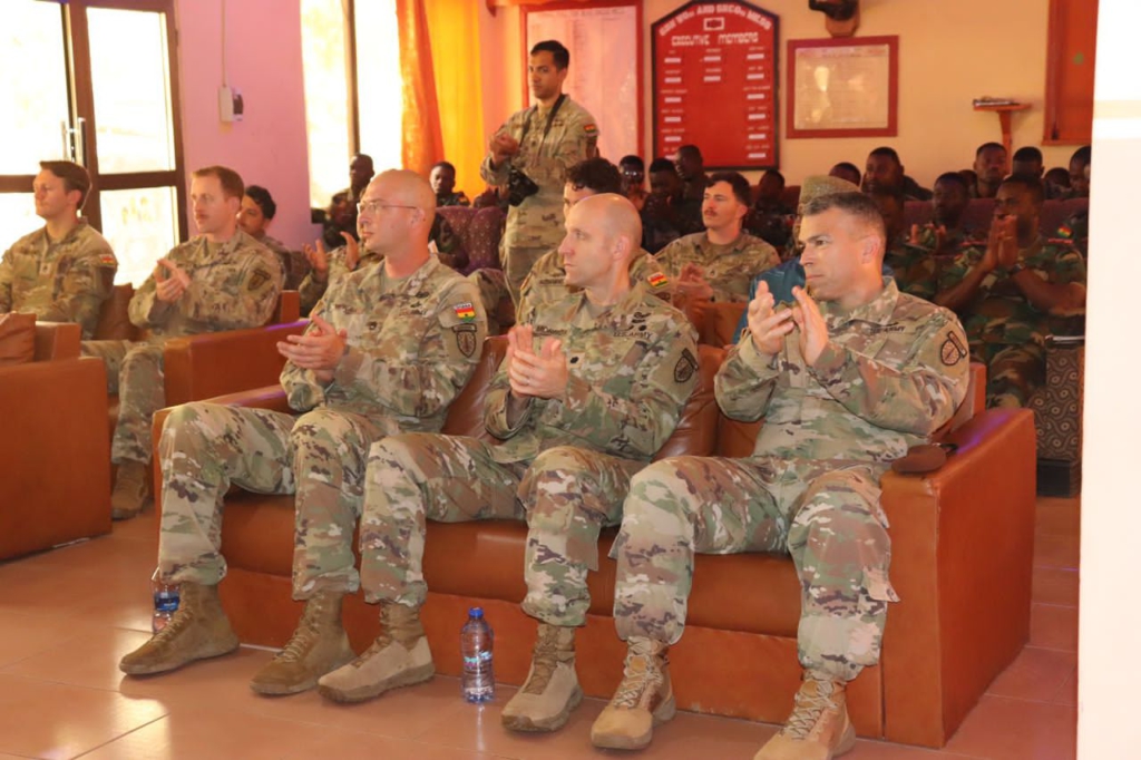 Military officers from 6 Infantry Battalion end 4-week course on violent extremism in Tamale