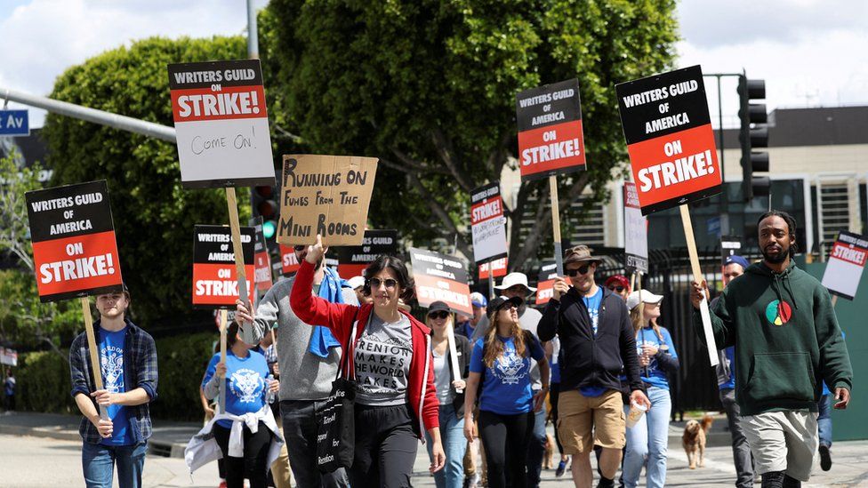 Hollywood workers strike