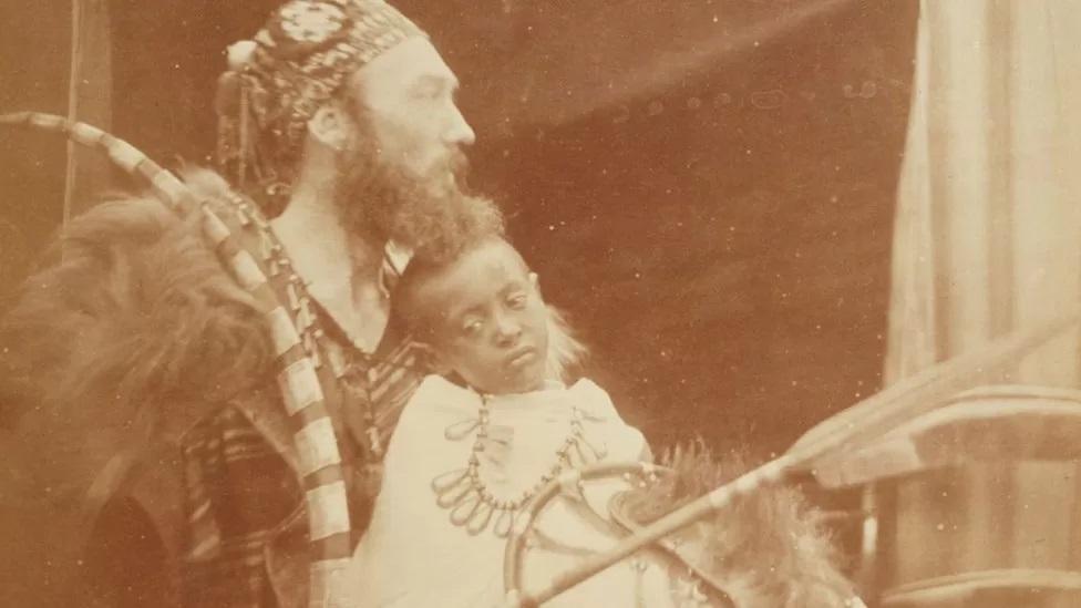 Captain Charles Speedy L who accompanied Prince Alemayehu R from Ethiopia became his guardian