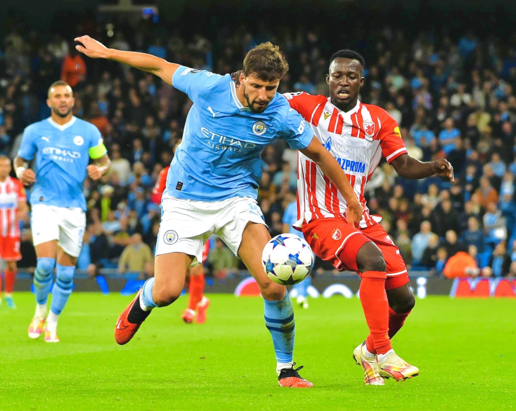 UEFA Champions League: Osman Bukari disappointed with Red Star Belgrade’s defeat to Man City 2 Osman Bukari