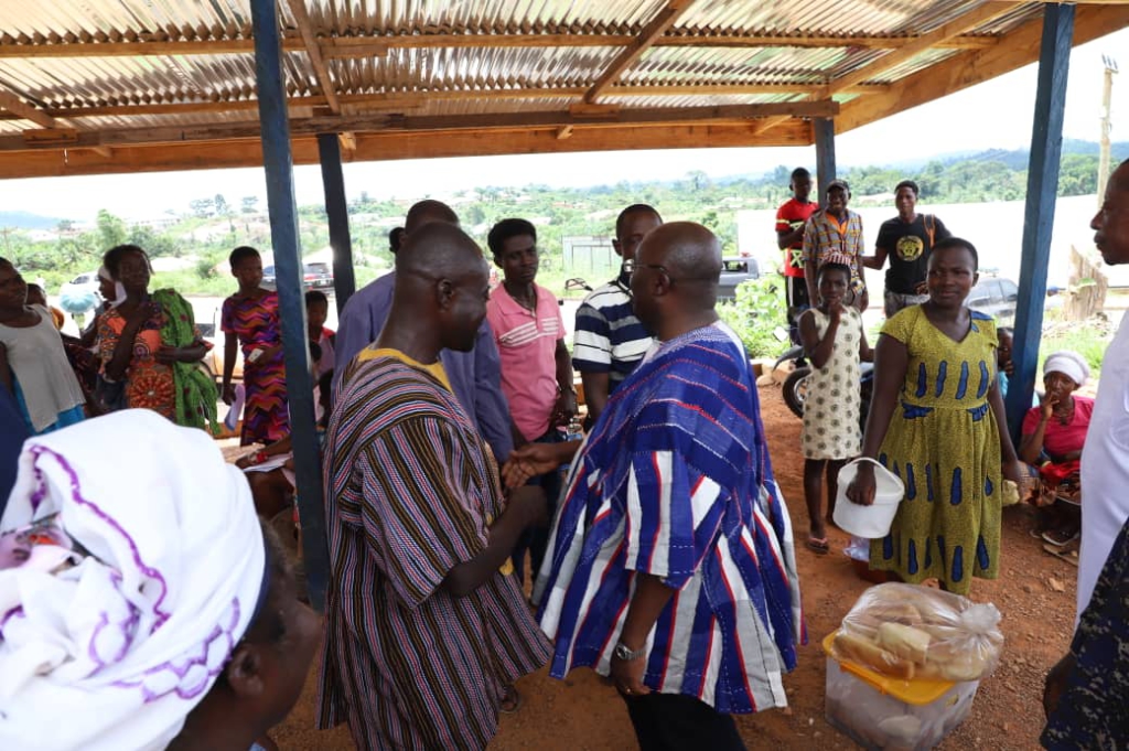 Dr Bawumia visits Enchi voter registration centre