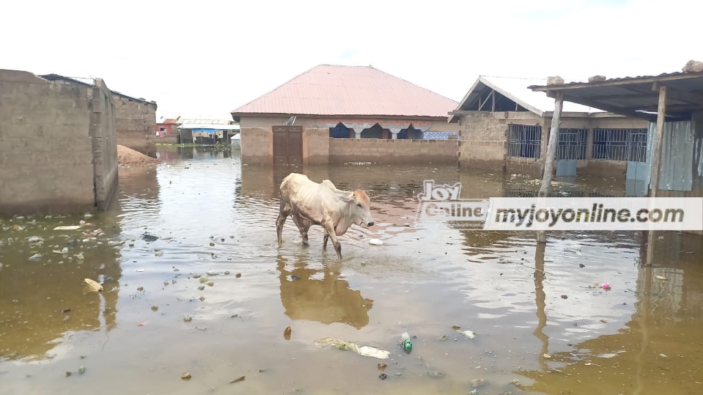 Buipe devastated by floods, about 1,500 residents displaced