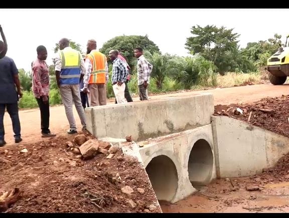 Tsito-Anyirawase road broken culvert fixed; opened to light vehicle traffic - Vimarsana News