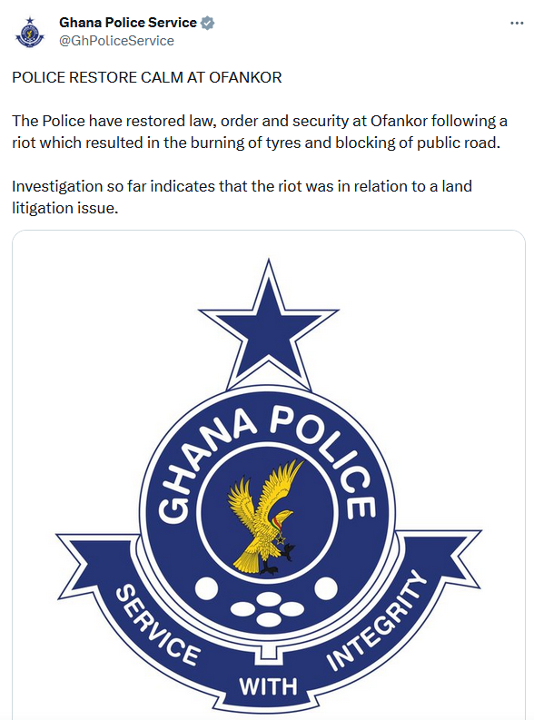 Riot at Ofankor Timber Market as traders burn tyres, block road over 'unlawful eviction' Riot at Ofankor Timber Market as traders burn tyres, block road over 'unlawful eviction'