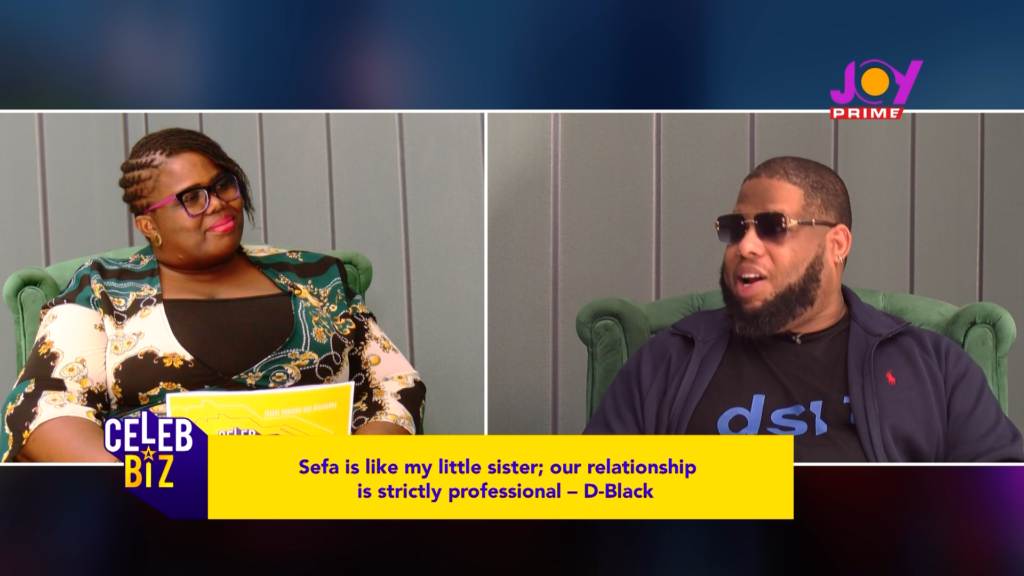 D-Black shows chats with Sefa on TV to prove 'no intimate' relationship