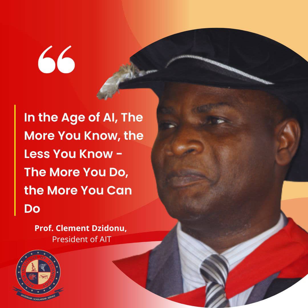 Be Abreast With AI In A Fast changing World Prof Dzidonu Advises be-abreast-with-ai-in-a-fast-changing-world-prof-dzidonu-advises