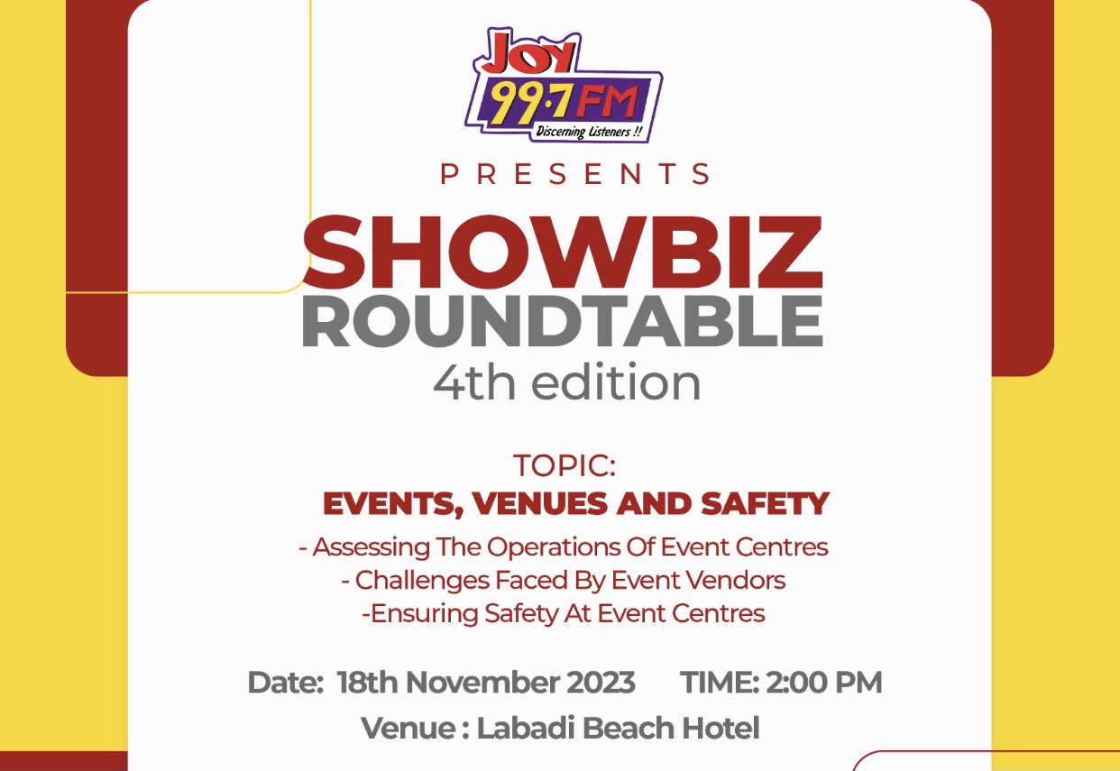 Joy FM returns with 4th edition of ‘Showbiz Roundtable’ 2 836CDBC6 7B8F 4888 B522 854E3BBC5D5E