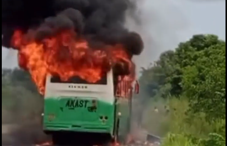 Akatsi school bus fire